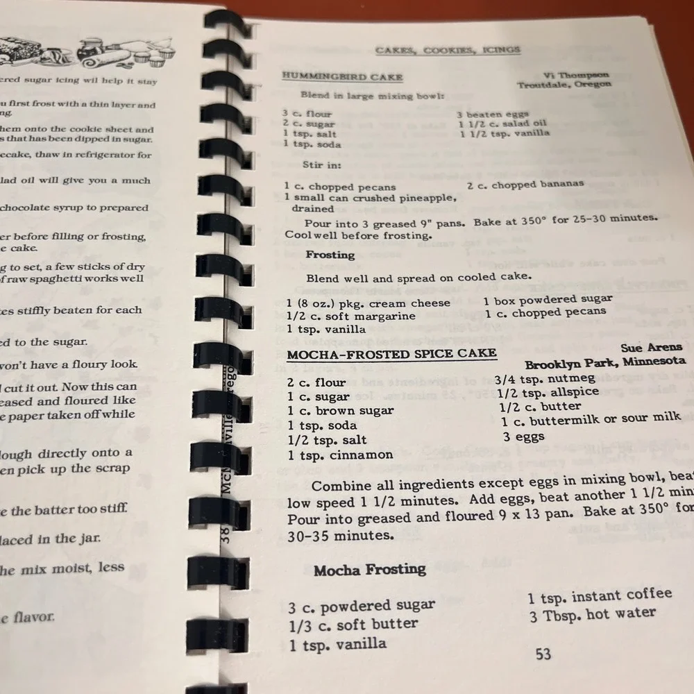 Vintage 1984 Home-made Magic‎ Cookbook Diane Becker McMinnville Oregon Recipes